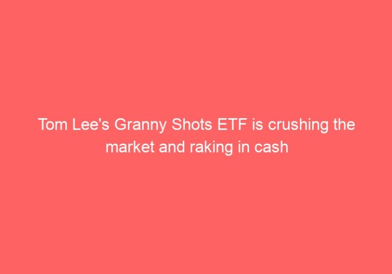 Tom Lee’s Granny Shots ETF is crushing the market and raking in cash